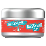 Shockwaves Messy Matte hair styling clay 75ml, imported from the UK