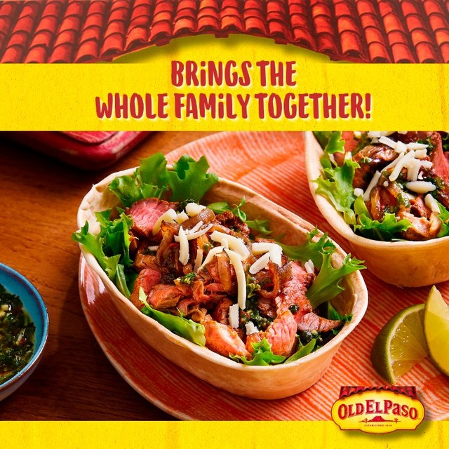 Old El Paso Tortilla Boats 193g, imported from the UK