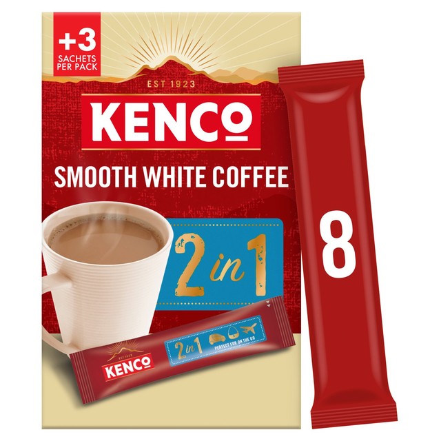 Kenco 2 in 1 coffee sachets 99.2g, UK version