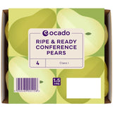 Ocado Ripe Ready Conference Pears 4 per pack, imported from the UK