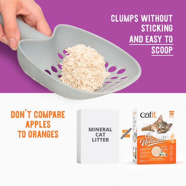 Catit Go Natural Pea Husk Litter Vanilla 5.6kg - British product