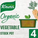 Knorr 4 Organic Vegetable Stock Pot 104g, UK version