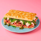 Deli Kitchen Focaccia sliced flatbreads 4 x 75g - British product