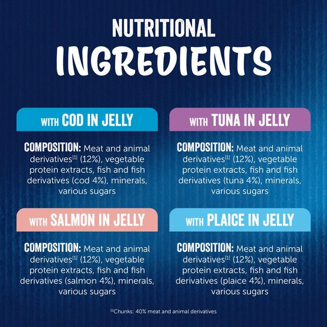 Felix Ocean Feasts in Jelly wet cat food 12 x 85g - British product