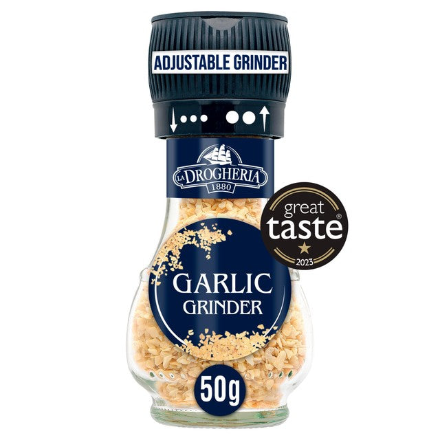 La Drogheria garlic granule mill grinder 50g, UK version