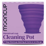 Mooncup menstrual cup cleaning pot, imported from the UK