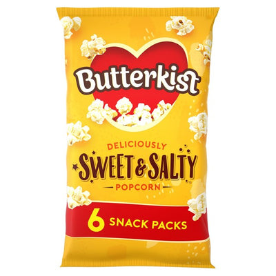Butterkist Sweet & Salty Popcorn Multipack 6 x 12g