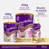 PaediaSure Chocolate nutritional shake powder 850g, imported from the UK