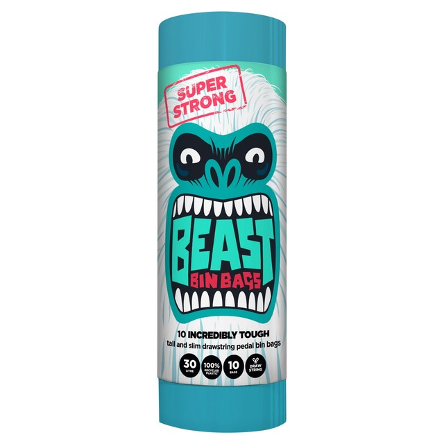 Beast pedal bin bags drawstring 30L - British product