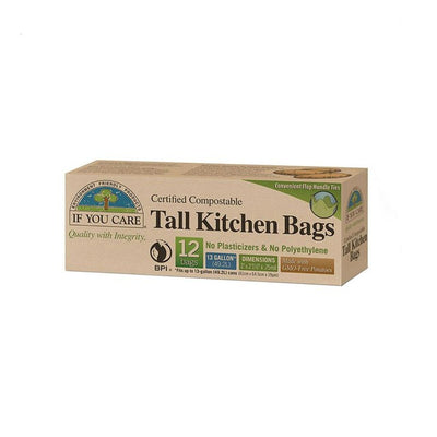 If You Care FSC Certified Compostable Tall Kitchen Bags 13 Gallon