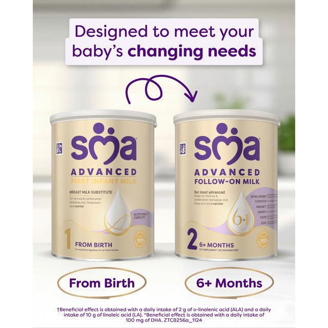 SMA infant formula milk powder from birth 800g (British brand)