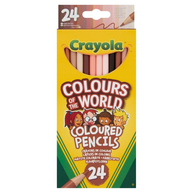 Crayola Colors of the World coloured pencils 24 pack - British product