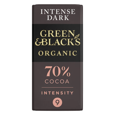 Green & Black's 70% Organic Dark Chocolate Bar 90g