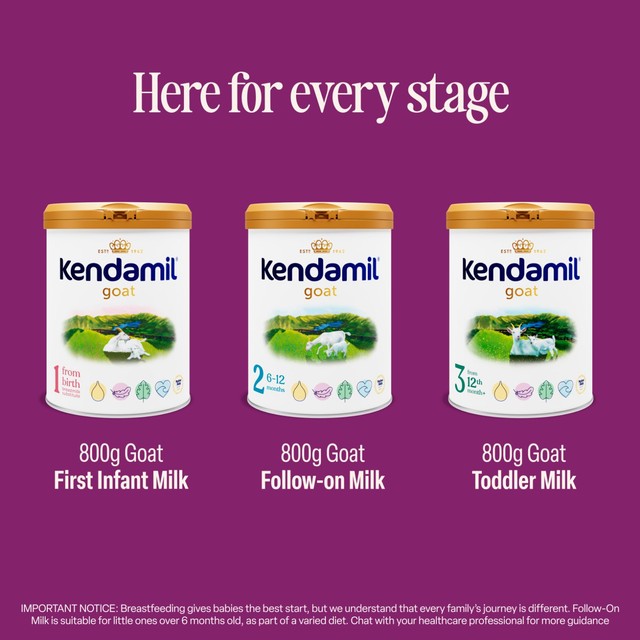 Kendamil goat first infant milk formula stage 1 from birth 800g - British product
