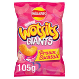 Walkers Wotsits Giants Prawn Cocktail crisps 105g (British brand)