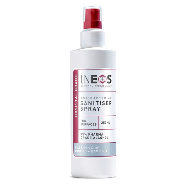 INEOS Antiviral Antibacterial Surface Sanitiser Spray 250ml, UK version