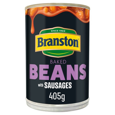 Branston Baked Beans with Pork Sausages in Tomato Sauce 405g
