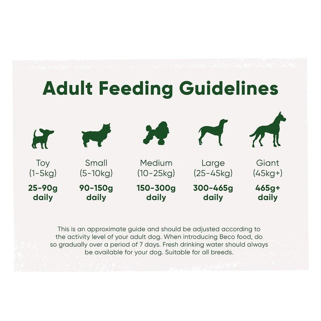 Beco Pets cod and haddock dry dog food 2kg - British product