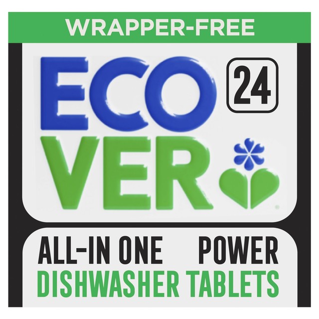 Ecover All-In-One Power dishwasher tablets 24 tablets - British product