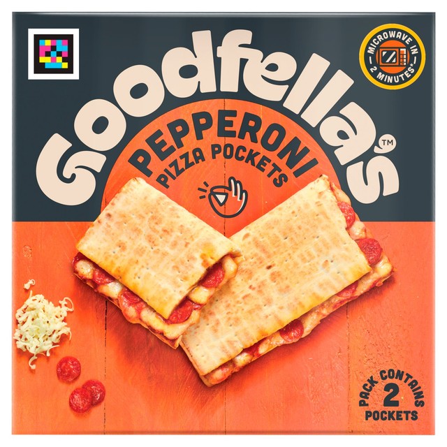 Goodfella's pepperoni pizza pockets 250g - British product