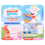 Munch Bunch strawberry raspberry fromage frais 4x85g pots, imported from the UK