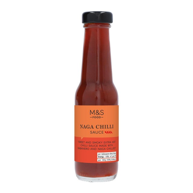 M&S Naga Chilli Sauce 160g, imported from the UK