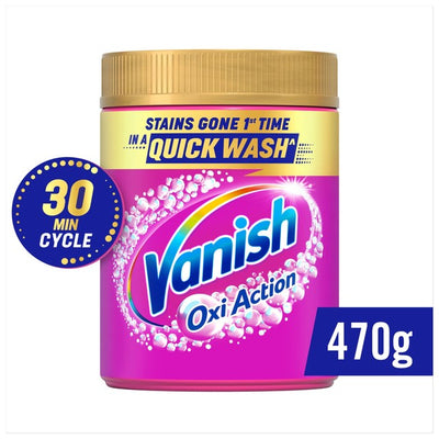 Vanish Oxi Action Fabric Stain Remover Powder for Colours 470g