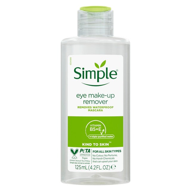 Simple eye makeup remover 125ml (British brand)