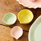 Jamie Oliver Big Love Pinch-Me Pots set of 3 11x10x5cm stoneware serving pots, UK version