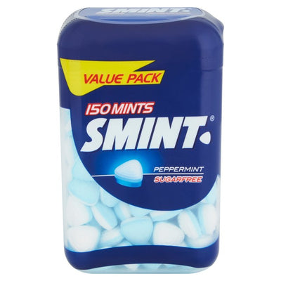Smint Peppermynte Sukkerfri Munnfriskende Pastiller 150 stk i pakken