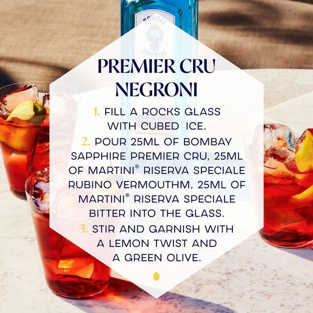 Bombay Sapphire Premier Cru Murcian Lemon Gin 70cl - British product