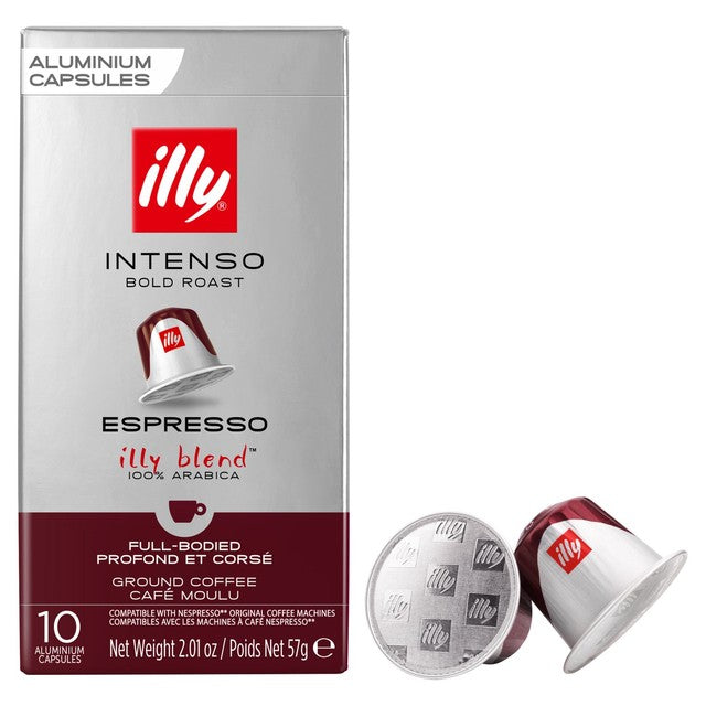 Illy Intenso Espresso Capsules 10 pack - British product