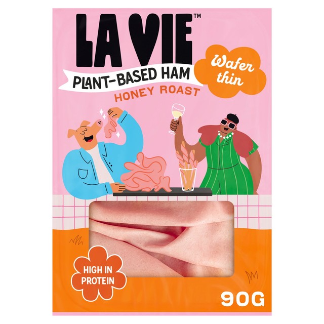 La Vie Plant-based Ham Honey Roast Wafer Thin 90g, UK version