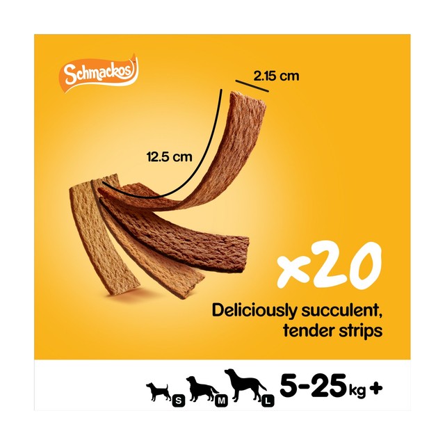 Pedigree dog treats poultry mix 20 x 8g strips, imported from the UK