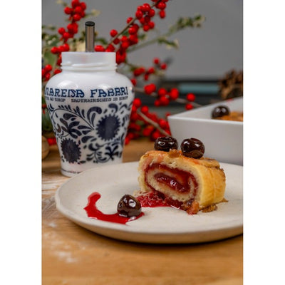 Fabbri Amarena Wildkirschen in Sirup eingelegte Kirschen 600g