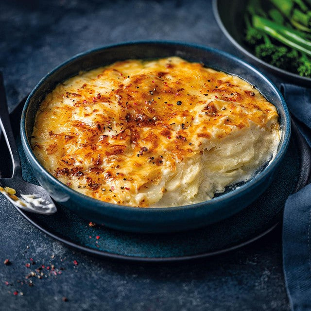 M&S potato gratin dauphinoise 450g, imported from the UK