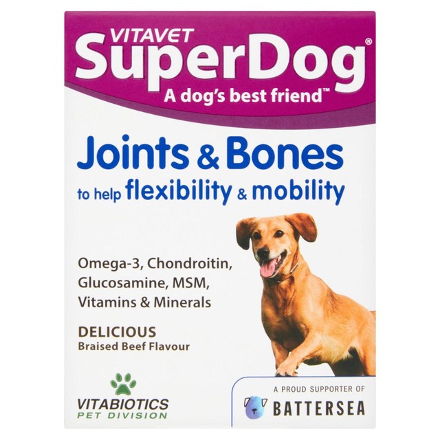 Vitavet Superdog Joint & Bones dog joint supplement (British brand)