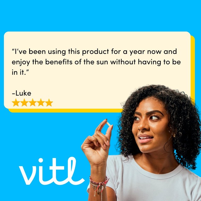 VITL Vitamin D3 Capsules 60g (British brand)