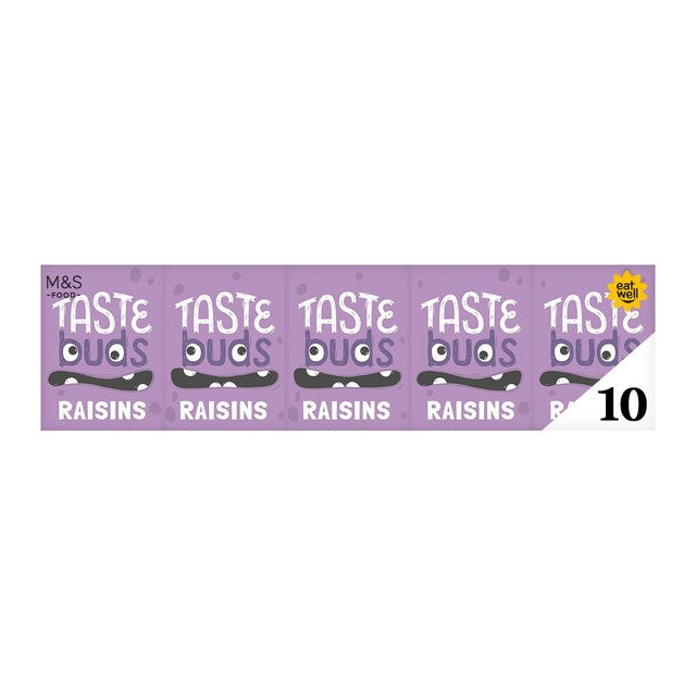M&S raisin snack box 10 x 14g, imported from the UK