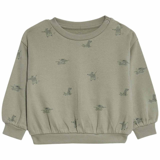 M&S khaki leggings outfit 0-3 months, imported from the UK