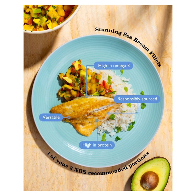 Fish Said Fred sea bream fillets 180g - British product