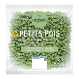 M&S organic petits pois frozen peas 500g, imported from the UK