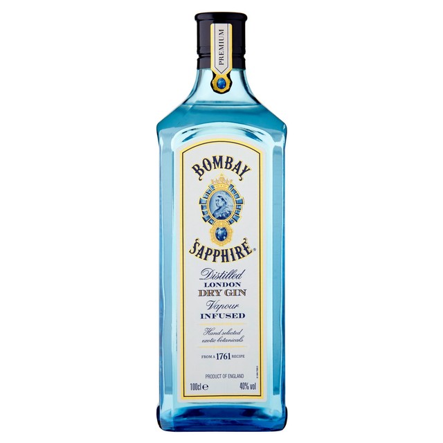 Bombay Sapphire London Dry Gin 1L - British product