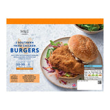 M&S Southern Fried Chicken Burgers 282g, imported from the UK