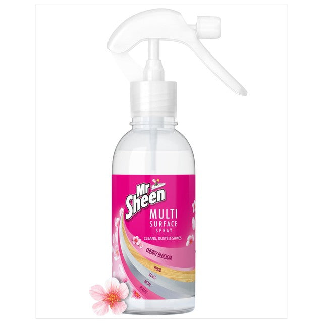 Mr Sheen Cherry Blossom Multi Surface Spray 237ml, imported from the UK