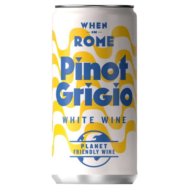 When In Rome Pinot Grigio 187ml can (British brand)