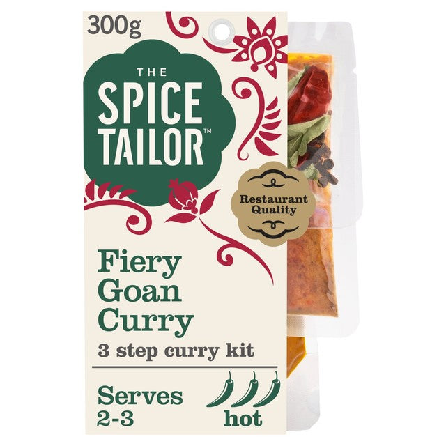 The Spice Tailor Fiery Goan curry sauce kit 300g (British brand)