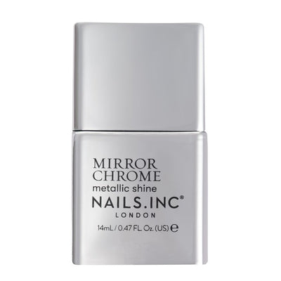 Nails Inc. Mirror Chrome Silver Nail Polish 14ml
