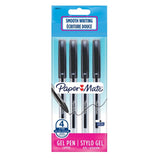Paper Mate gel pens black 4-pack, imported from the UK