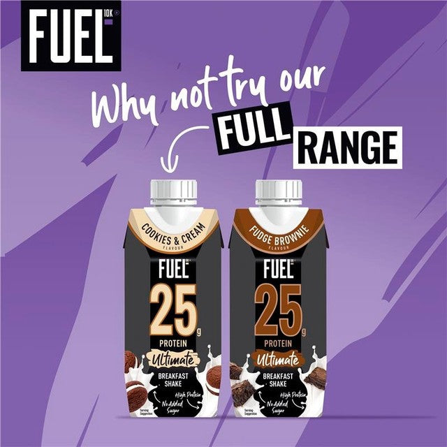 FUEL10K Cookies & Cream Protein Shake 330ml - British product